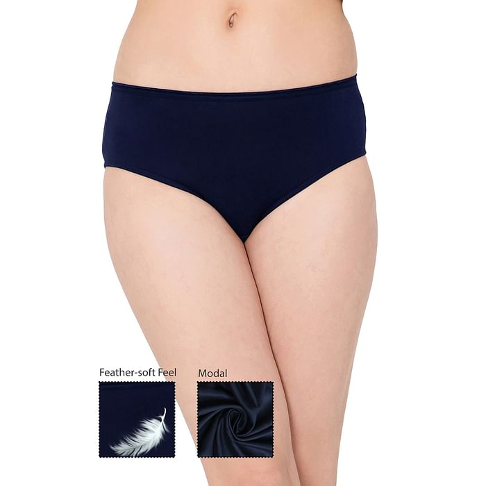 

Clovia Mid Waist Hipster Panty in Navy - Modal - PN2509A08