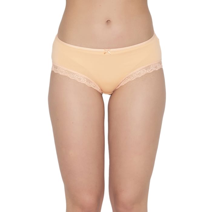 

Clovia Mid Waist Hipster Panty in Peach Colour - Cotton - PN2521A34, Teal