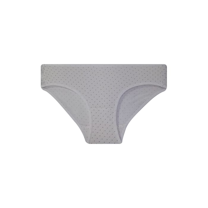 

Clovia Mid Waist Polka Dot Print Bikini Panty in White - Cotton - PN3467Q18