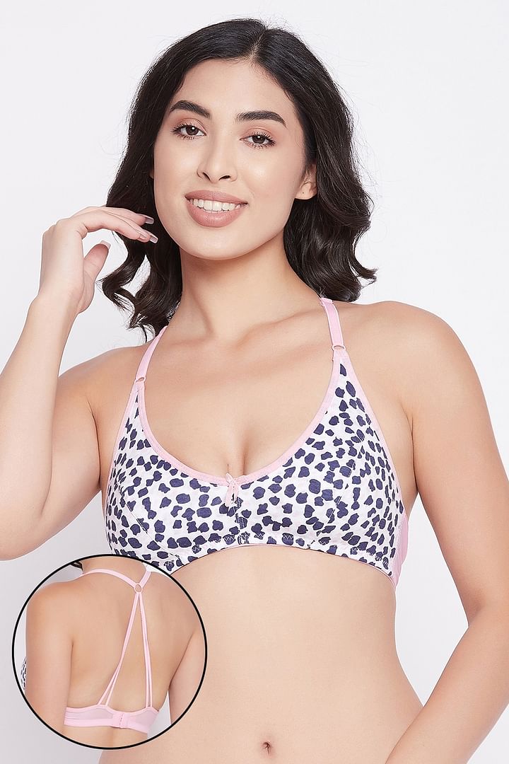 Buy Caracal Women's Cotton Seamless Sports Removable Padded Non-Wired Tiger  Print Bra for Regular Use(Size_Free)(Combo Pack of 6) Online In India At  Discounted Prices