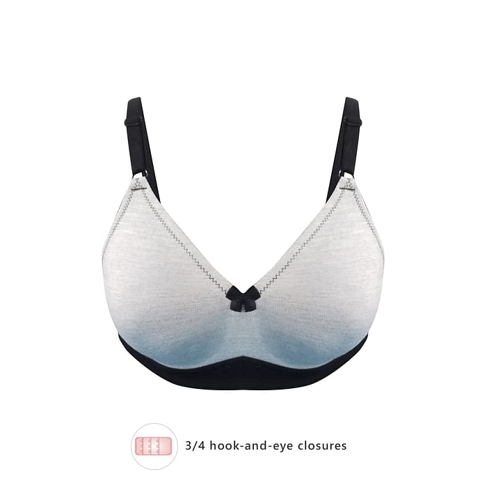 

Clovia Non-Padded Non-Wired Full Cup T-shirt Bra in Light Grey- Cotton - BR0838R01