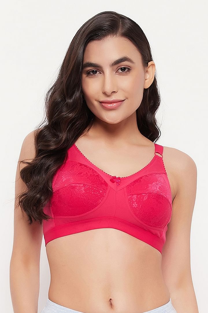 Skin Violet - Knitted Cross Over Cotton Bra Non Padded Wirefree Bra –  Espicopink