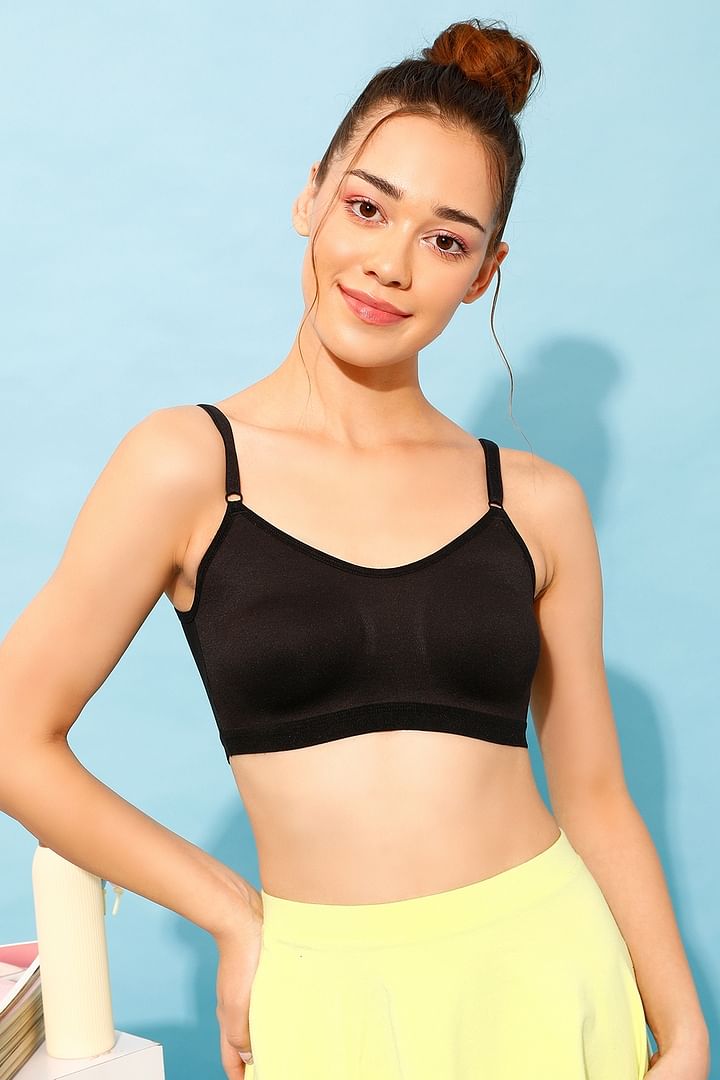 Slip-on Strapless Bra for Teenagers, Girls Beginners Bra Sports Cotton  Non-Wired Non-Padded Crop