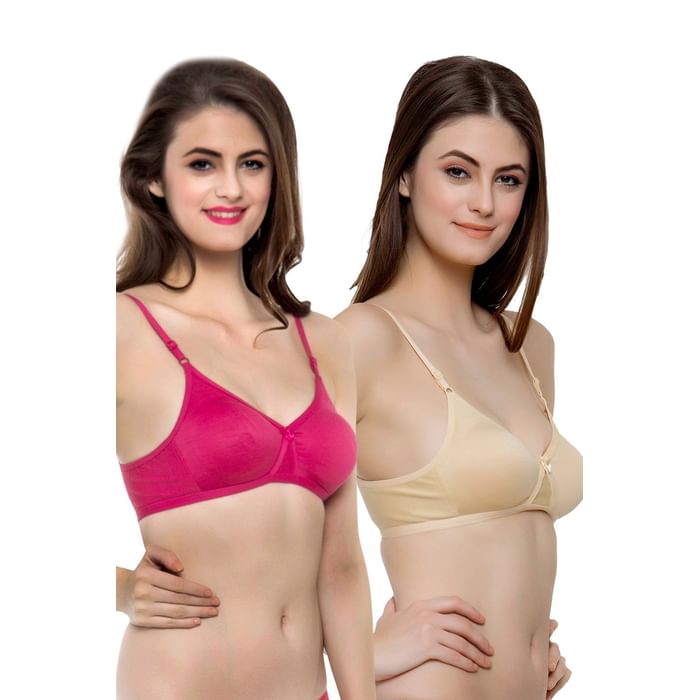 

Clovia Pack Of 2 Bra In Multicolor - BR0242P20, Assorted