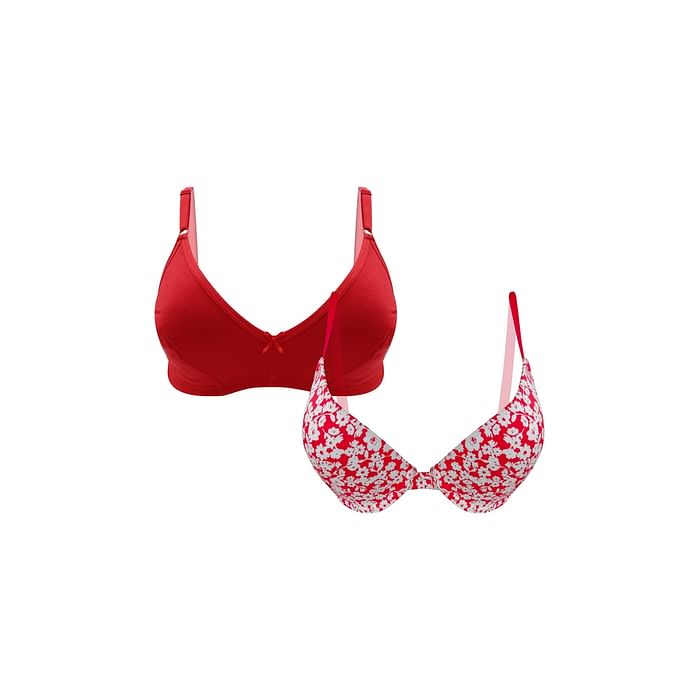 

Clovia Pack of 2 Bras - BRC150A19, Multicolour