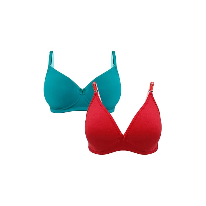 

Clovia Pack of 2 Bras - BRC672A19, Multicolour