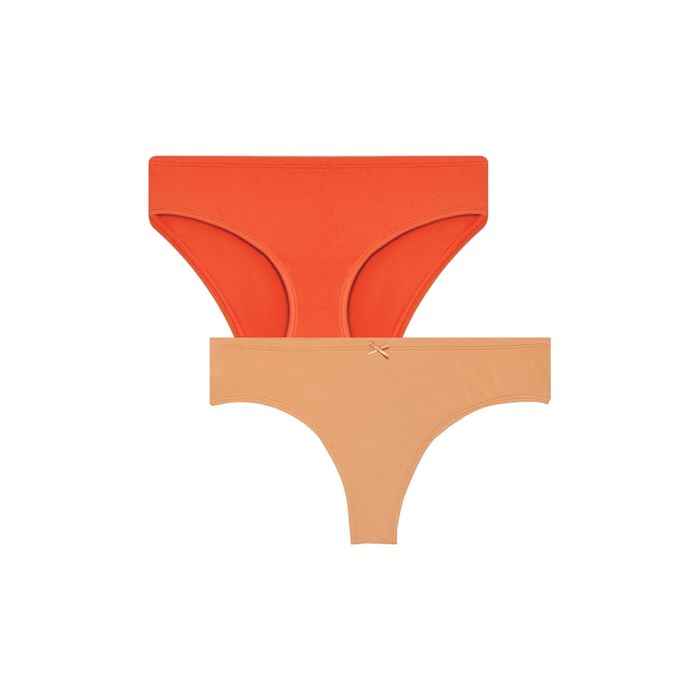 

Clovia Pack of 2 Low Waist Panties - Cotton - PNC507C19, Multicolour