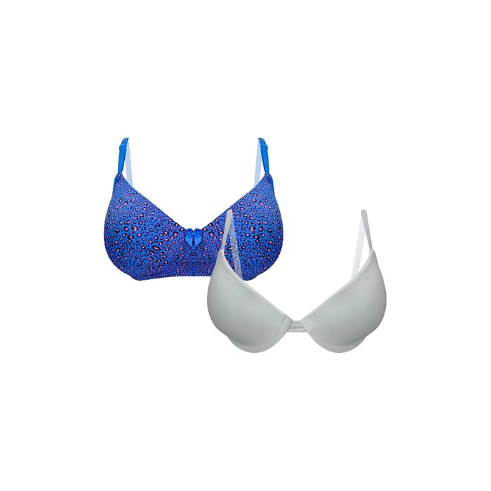 

Clovia Pack of 2 Padded Bras - BRC377Q19, Multicolour