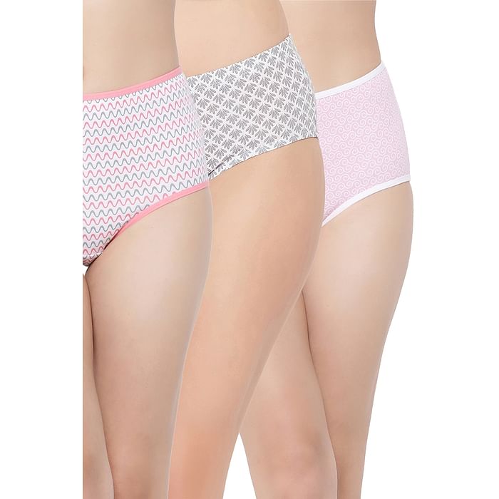 

Clovia Pack of 3 Printed Hipster Panties - PNC018P19, Multicolour