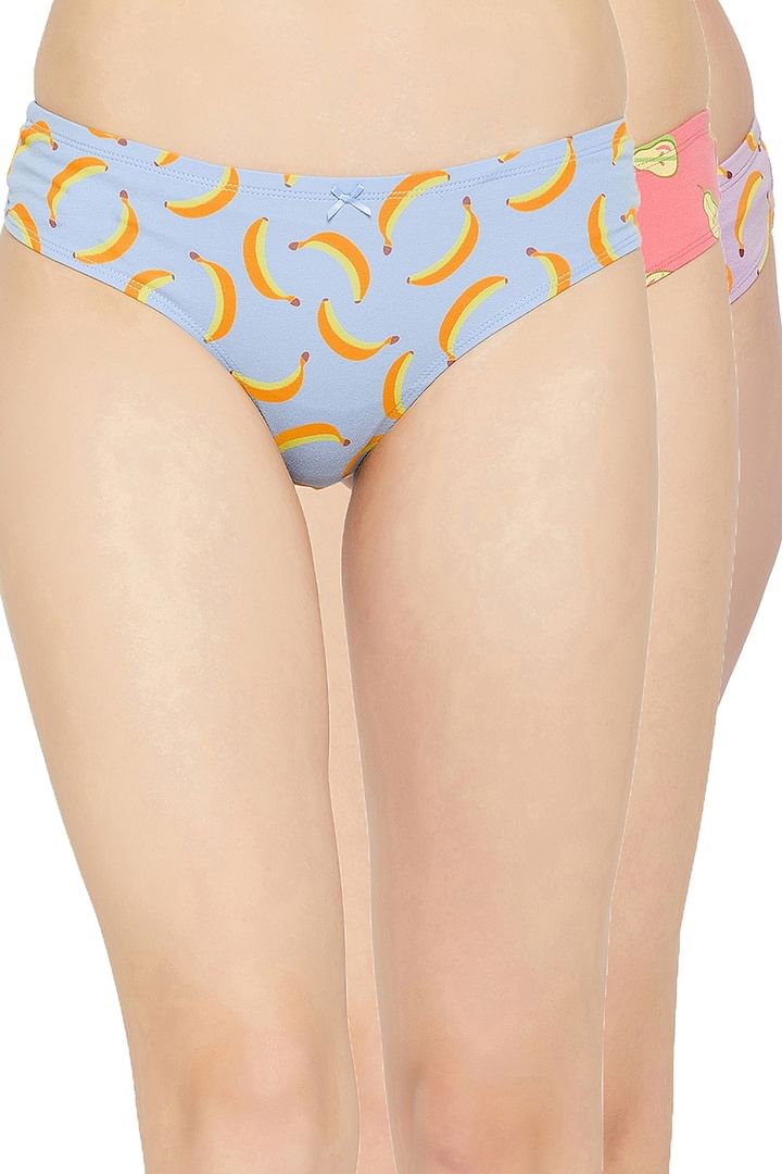 Buy Pack of 3 Low Waist Thongs - Cotton Online India, Best Prices, COD -  Clovia - PNC001I19