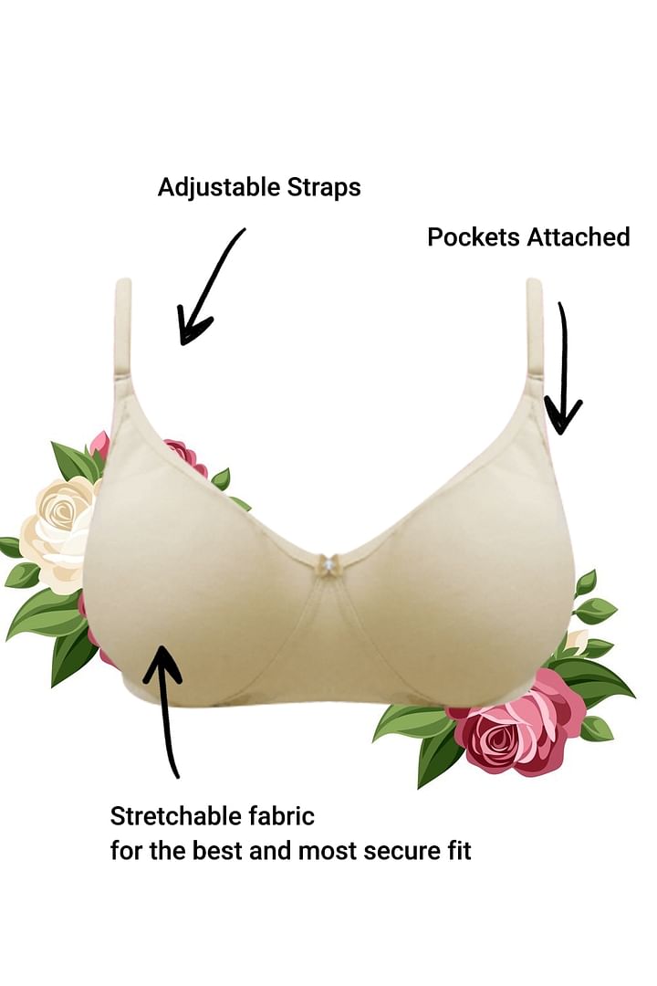 Qoo10 - Mastectomy Bra Pocket Bra 90C for Silicone Breast Prosthesis Breast  Ca : Women's Clothing