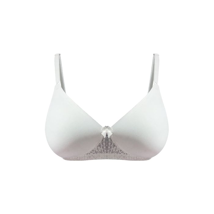 

Clovia Padded Non-Wired Full Cup T-shirt Bra in White - BR2265I18