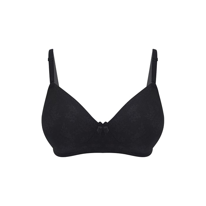 

Clovia Padded Non-Wired Full Cup Multiway Bra in Black - Lace - BR1479J13