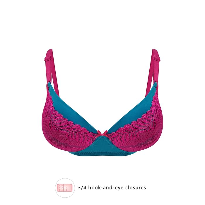 

Clovia Padded Non-Wired Full Cup Multiway Bridal Bra in Blue - BR2256X08, Navy