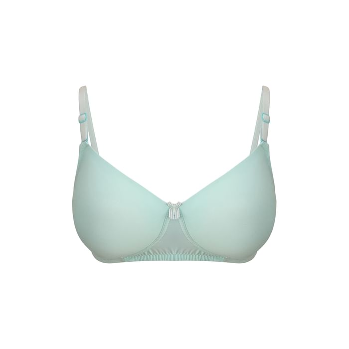 

Clovia Padded Non-Wired Full Cup Multiway T-shirt Bra in Baby Blue - BR1737V03, Light blue