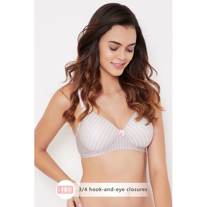 

Clovia Padded Non-Wired Full Cup Multiway T-shirt Bra in Grey - BR0738L05, Dark grey
