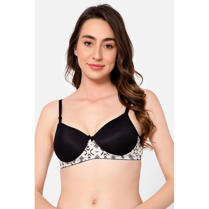 

Clovia Padded Non-Wired Full Cup Multiway T-shirt Bra in Multicolour - BR1897D19