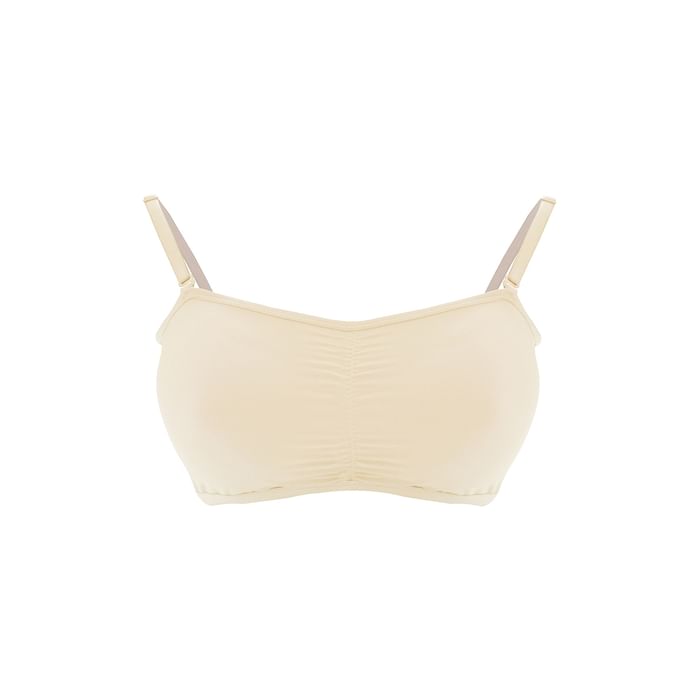 

Clovia Padded Non-Wired Full Cup Multiway Teenager Bra in Nude Colour with Removable Pads - BB0046P24