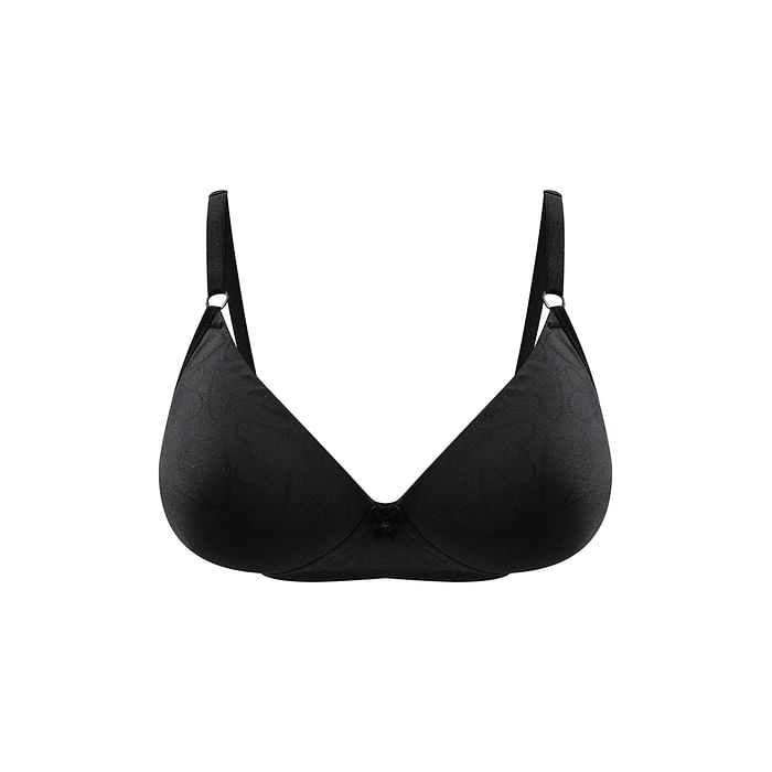 

Clovia Padded Non-Wired Full Cup T-shirt Bra in Black - BR1804O13