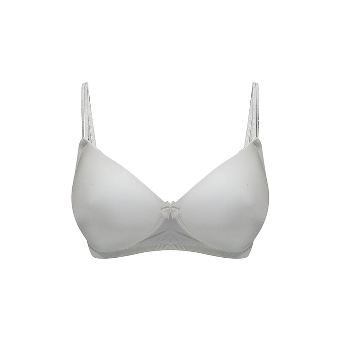 

Clovia Padded Non-Wired Full Cup T-shirt Bra in White - BR1737W18