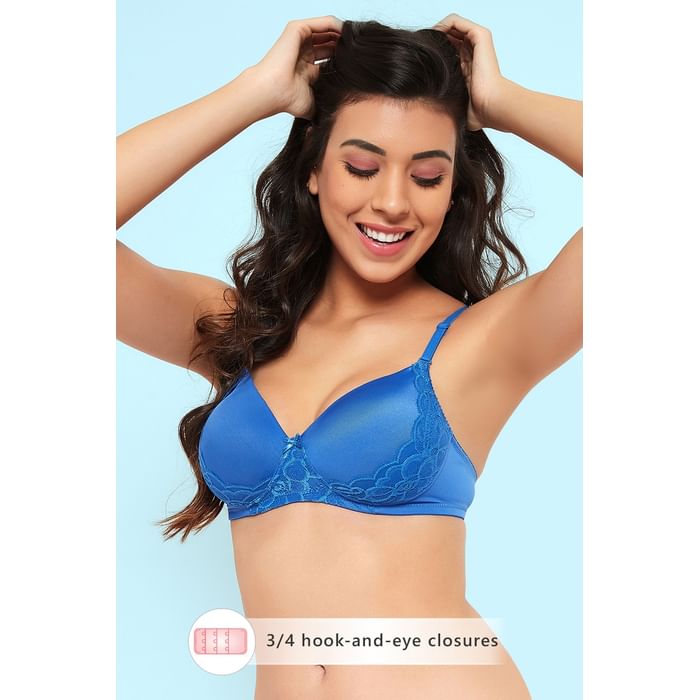

Clovia Padded Non-Wired Full Cup Multiway Bra in Royal Blue - BR2059P08, Navy