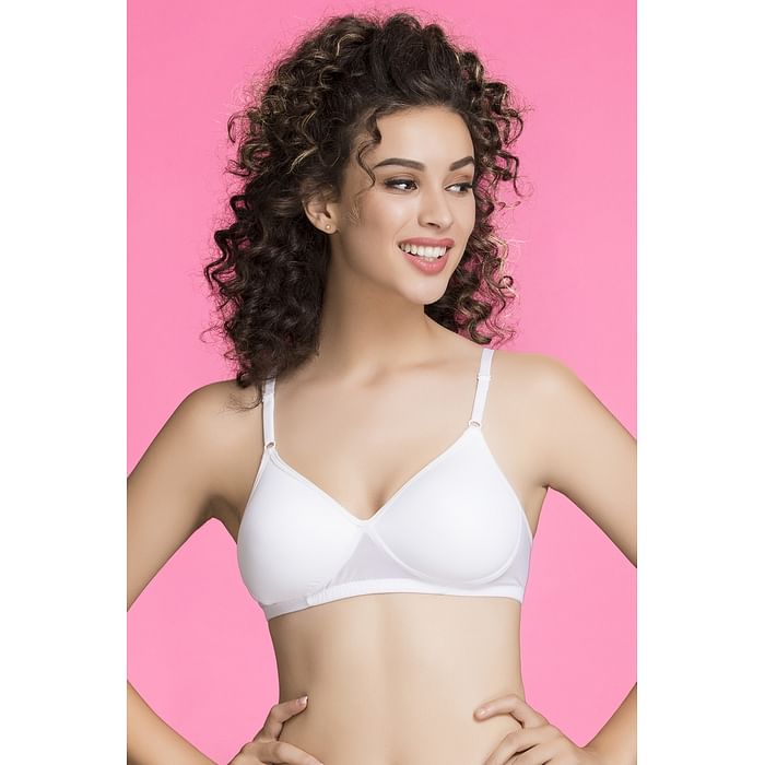 

Clovia Padded Non-Wired T-Shirt Bra - BR1480P18, White
