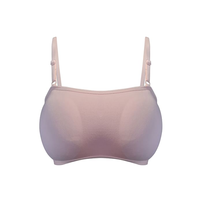 

Clovia Padded Non-Wired Teen Bra in Light Pink - Cotton - BB0023P22