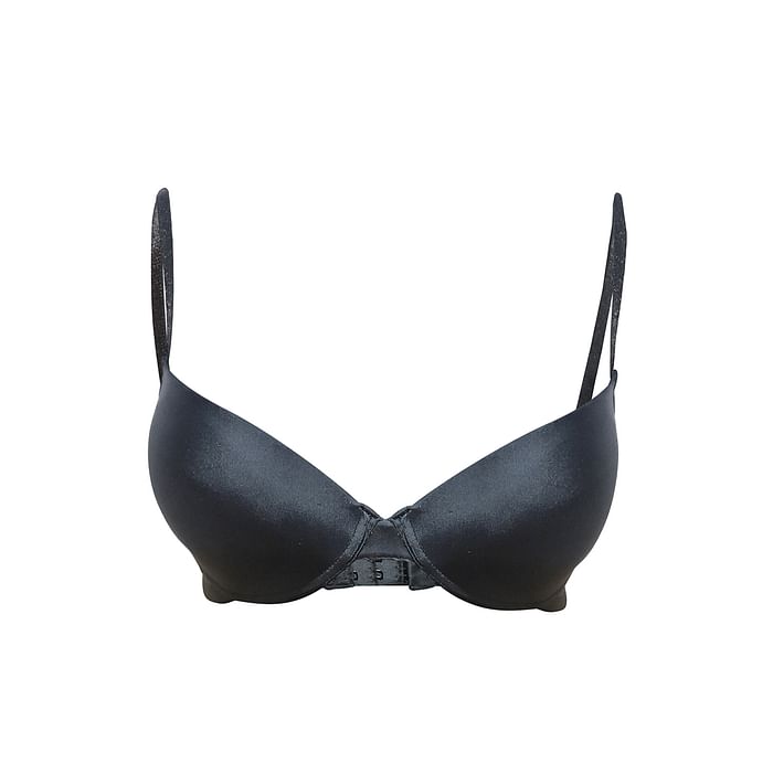 

Clovia Level 1 Push-Up Underwired Demi Cup Bra in Black - BR2125P13