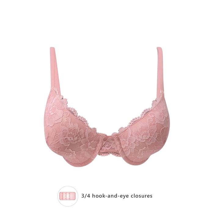 

Clovia Padded Underwired Full Cup Multiway Bra in Baby Pink - BR2096R22, Light pink