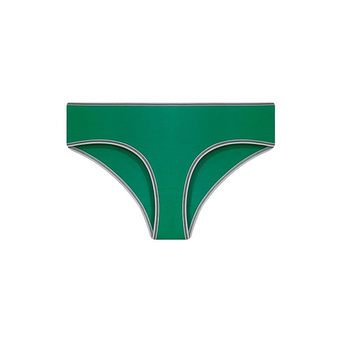 

Clovia Mid Waist Hipster Panty in Dark Green - Cotton - PN2022A17