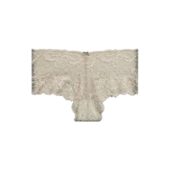 

Clovia Lace Low Waist Boyshorts - PN3183R05, Dark grey