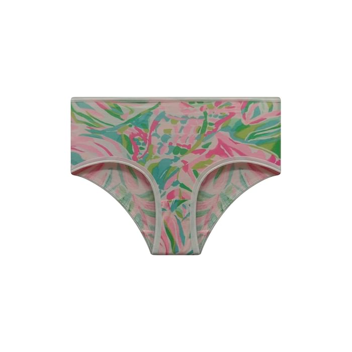 

Clovia High Waist Printed Hipster Panty in White - Cotton - PN3221E19