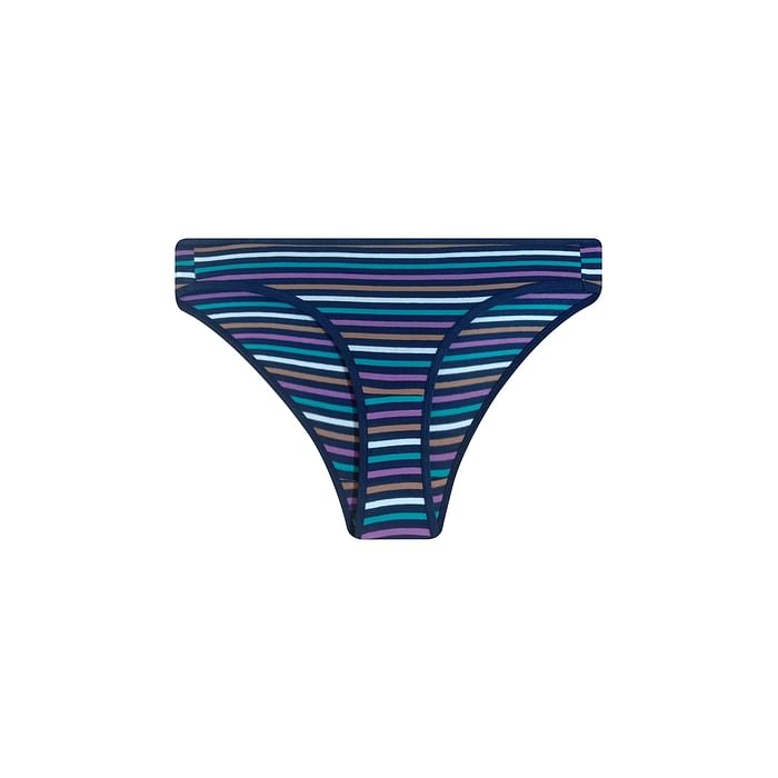 

Clovia Low Waist Striped Bikini Panty in Multicolour - Cotton - PN3380D19
