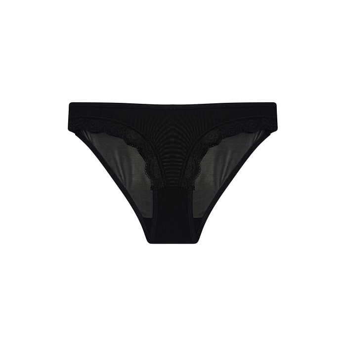 

Clovia Low Waist Bikini Panty in Black - PN3451P13