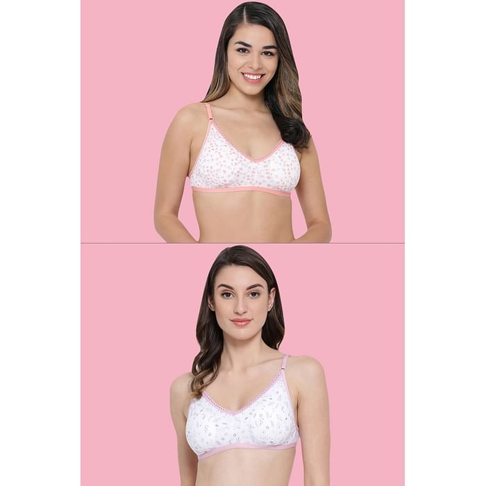 

Clovia Set of 2 Beginner's Bra - BBC004020, Assorted
