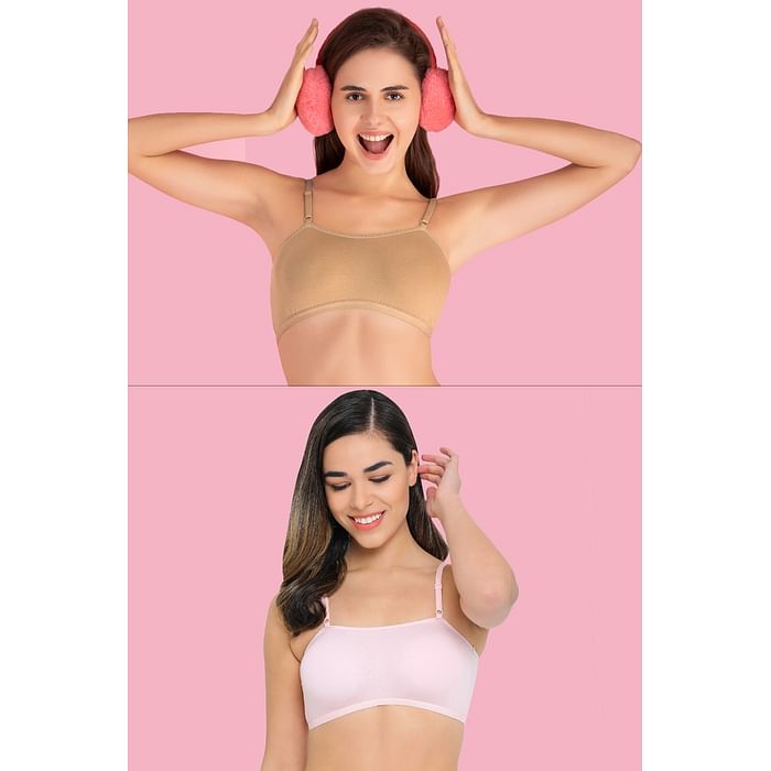 

Clovia Set of 2 Beginner's Bra - BBC002320, Assorted