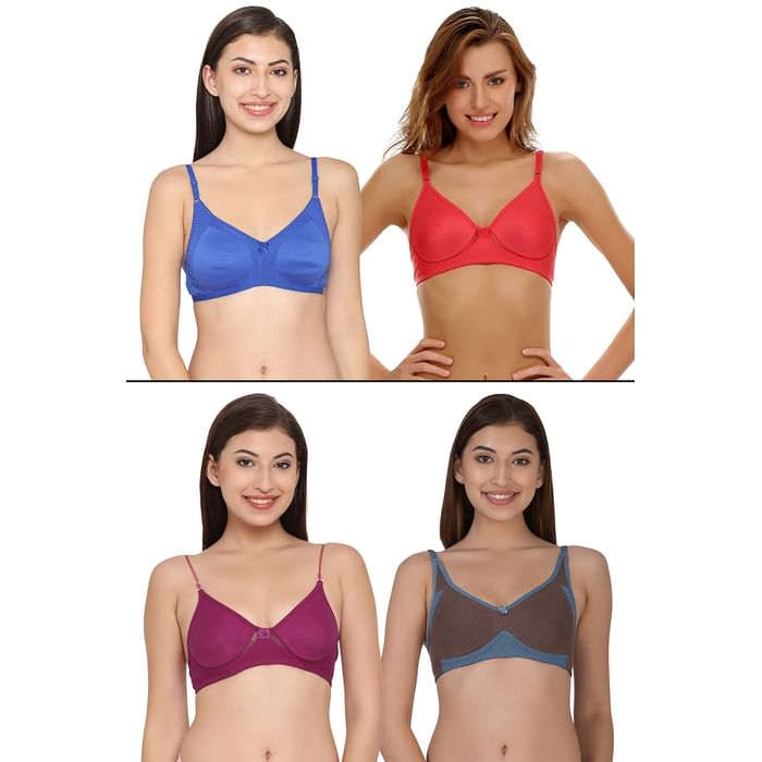 

Clovia Pack Of 4 Bras For selected Clovia Customers - BRC244C23