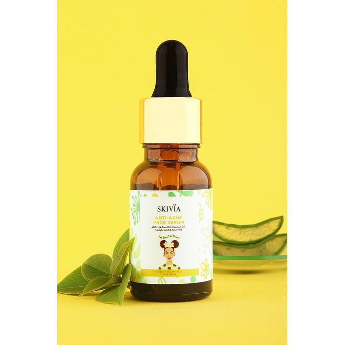 

Clovia Skivia Anti-Acne Mini Face Serum with Niacinamide & Tea Tree Oil - 15 ml - SKFM08S18, White