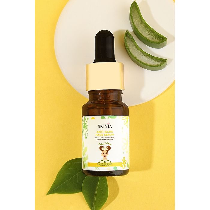 

Clovia Skivia Anti-Acne Mini Face Serum with Niacinamide & Tea Tree Oil - 10 ml - SKFS08S18, White