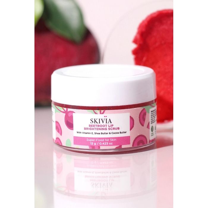 

Clovia Skivia Beetroot Lip Scrub With Vitamin E, Shea & Cocoa Butter - 12 g - SKF001S04, Red