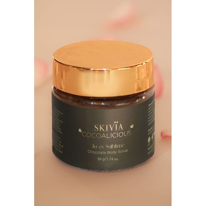 

Clovia Skivia Cocoalicious Body Scrub with Theobroma Cacao & Coffee - 50 g - SKBM26S06, Brown