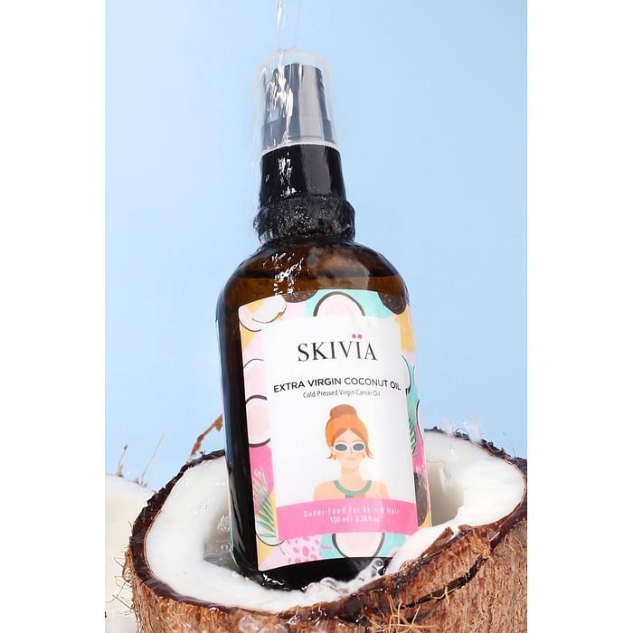 

Clovia Skivia Extra Virgin Coconut Carrier Oil - 100 ml - SKH009O39, Transparent