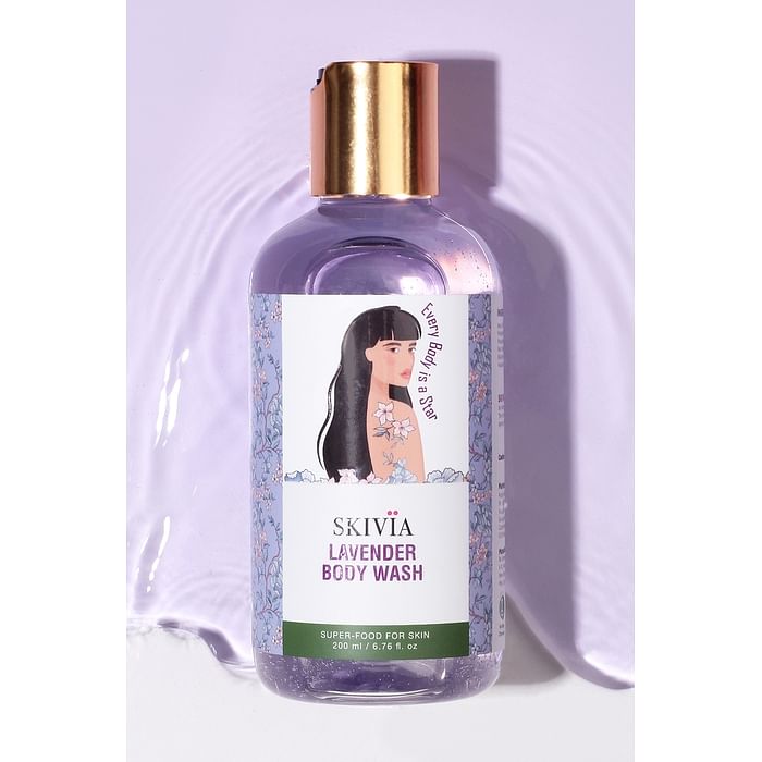 

Clovia Skivia Lavender Body Wash With Grapeseed, Basil & Mulethi - 200 ml - SKBS11W15, Purple