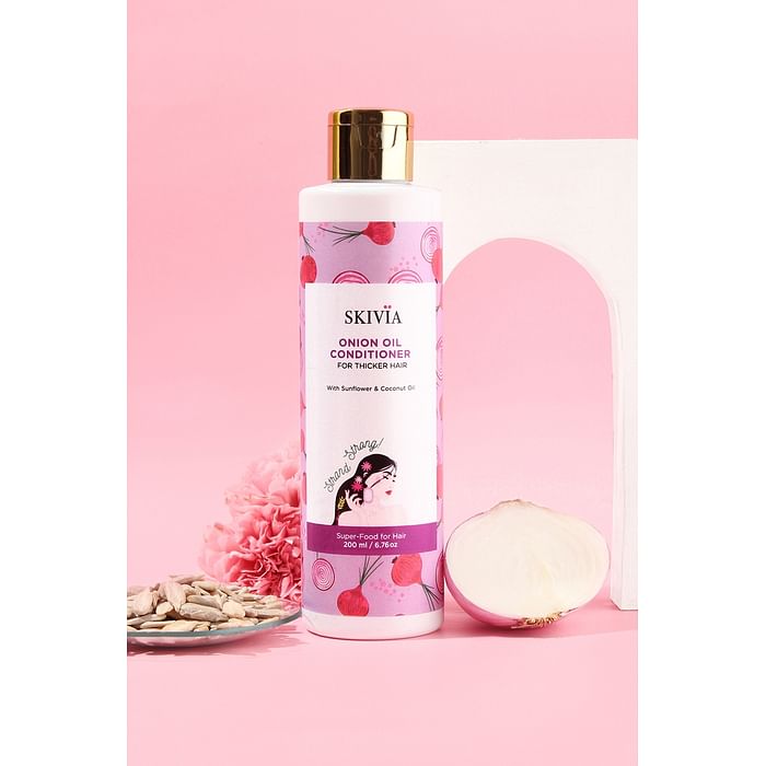 

Clovia Skivia Onion Oil Conditioner With Sunflower & Coconut Oil - 200 ml - SKH017C18, White
