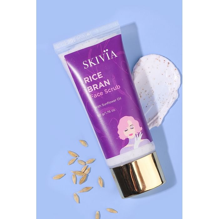 

Clovia Skivia Rice Bran Face Scrub with Sunflower Oil - 50 g - SKF019S12, Lavender