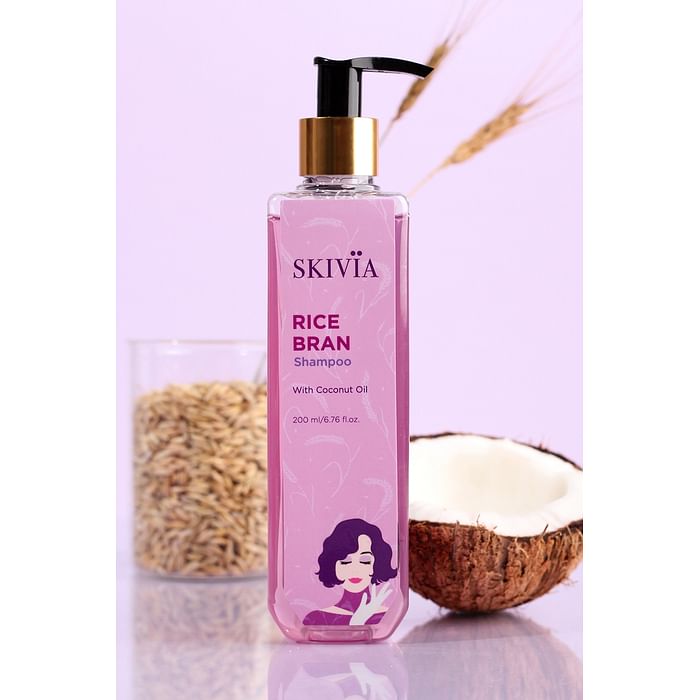 

Clovia Skivia Rice Bran Shampoo with Coconut Oil - 200 ml - SKH024S12, Lavender