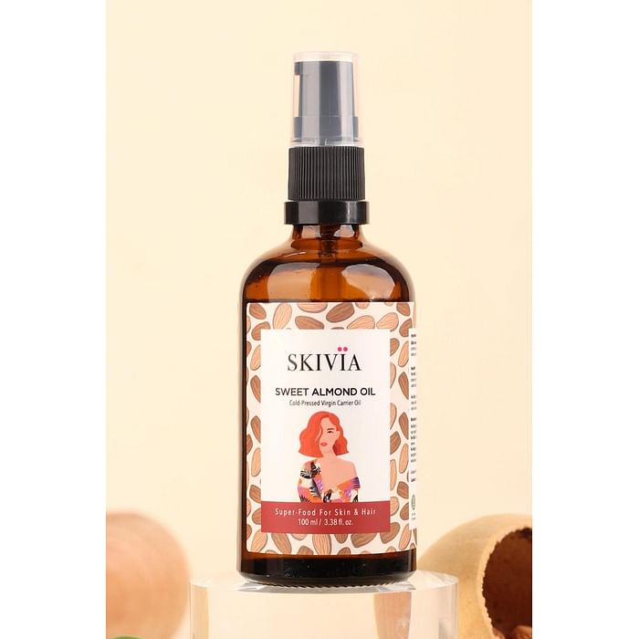 

Clovia Skivia Sweet Almond Carrier Oil - 100 ml - SKH007O24, Nude-colour