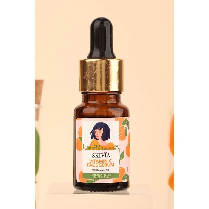 

Clovia Skivia Vitamin C Face Serum with Hyaluronic Acid - 10 ml - SKFS01S39, Transparent