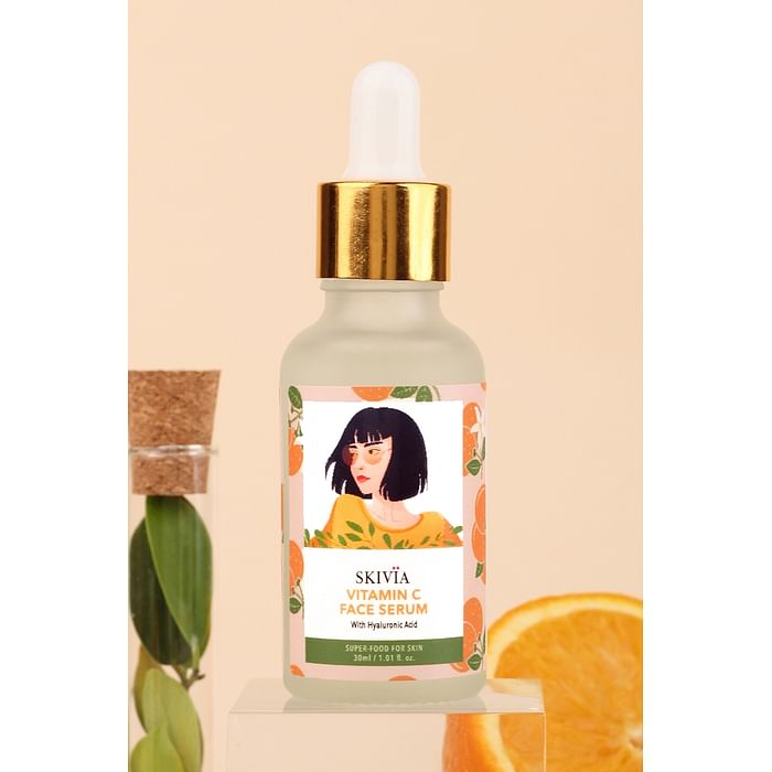 

Clovia Skivia Vitamin C Face Serum with Hyaluronic Acid - 30 ml - SKF001S39, Transparent