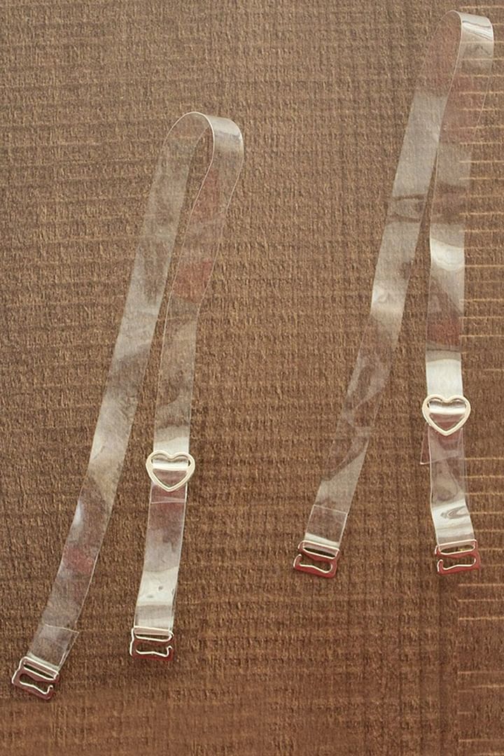 2pcs Clear Bra Straps Transparent Invisible Detachable Adjustable Silicone Shoulder  Strap Women Belt Intimates Accessories